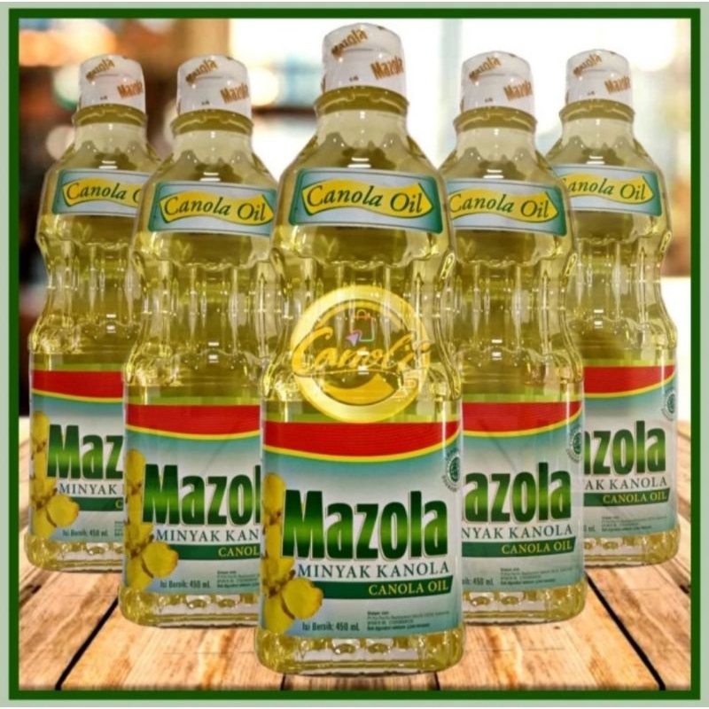 mazola canola oil 450ml / mpasi / minyak kanola