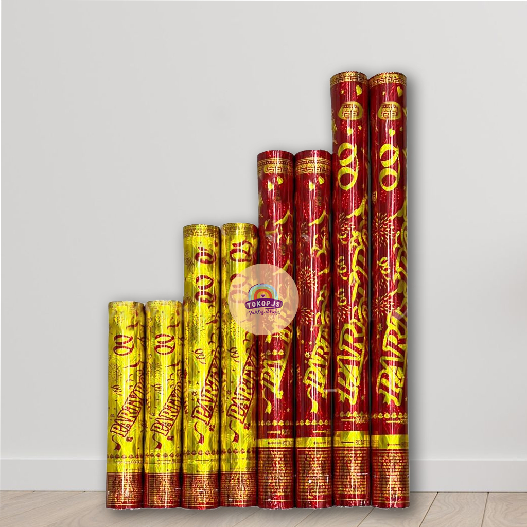 Confetti Party Popper Ukuran 30 40 50 cm 1 biji