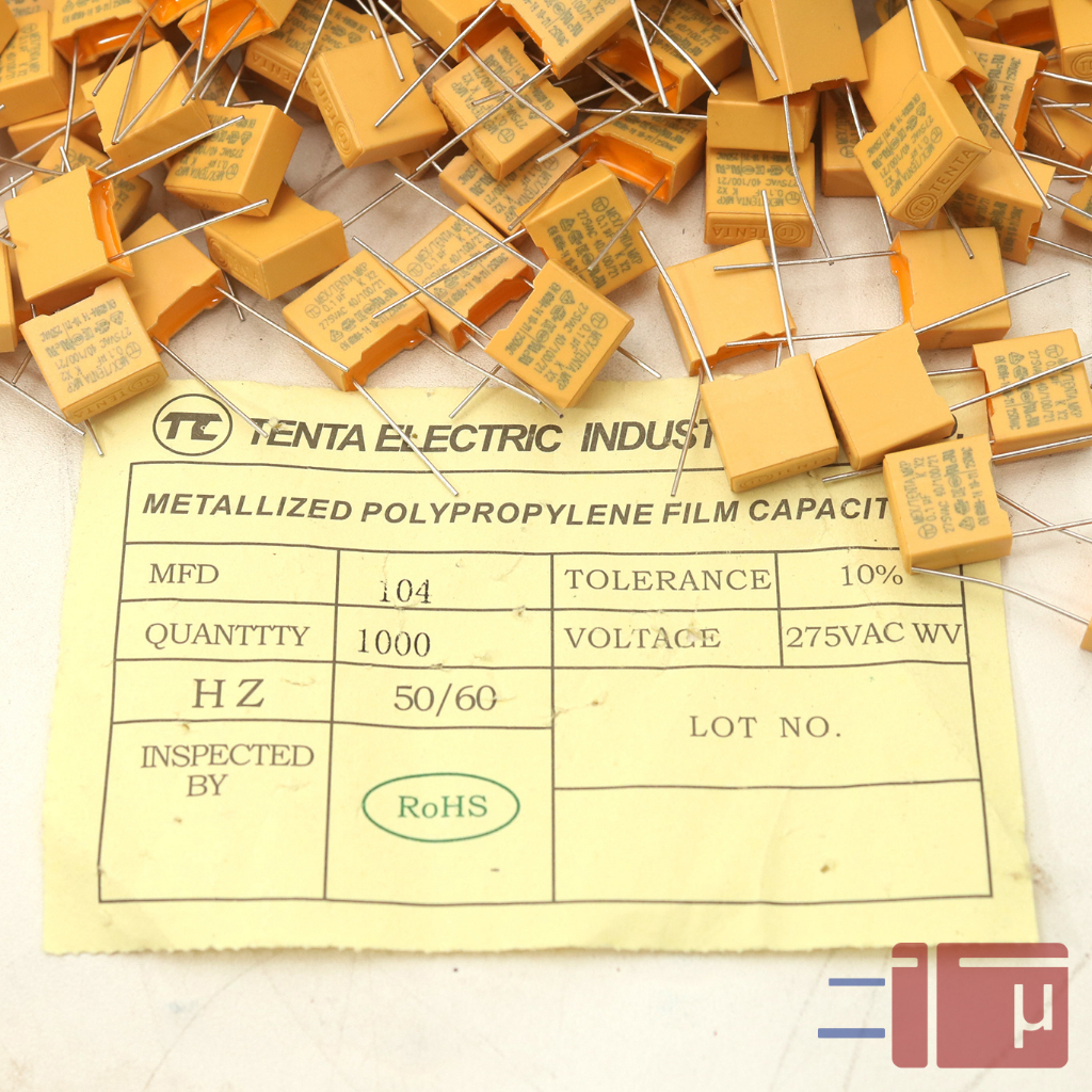 MKP X2 104 100nf 0.1uf 275V 10mm TENTA