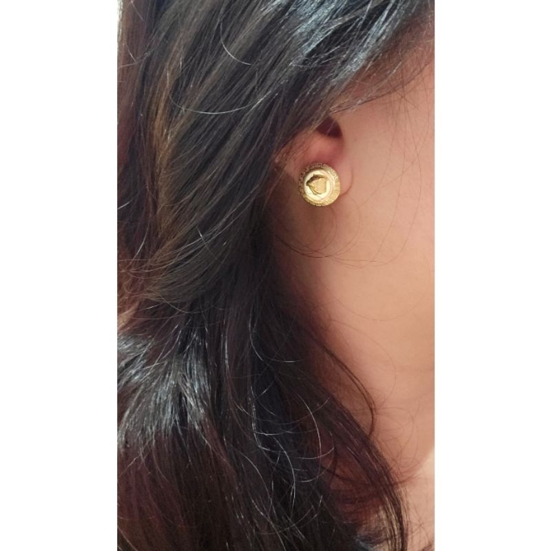 Anting Titanium asli anting Bahan Bagus Premium Quality Anti karat anti alergi  Stainless steel ori branded band 12290