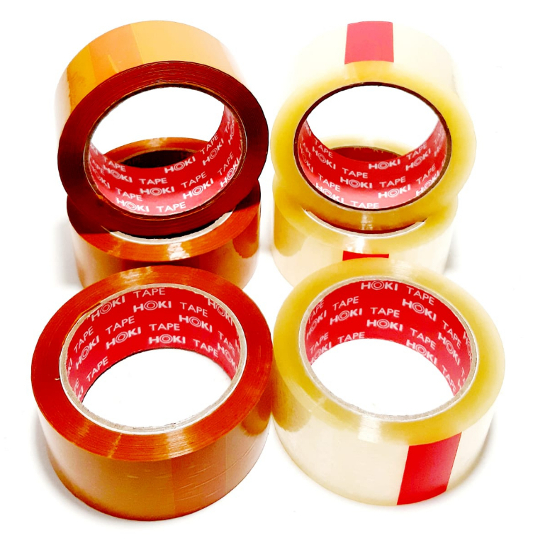 

Harga Grosir (1karton 72pcs ) LAKBAN TAPE PLUTO / HOKI COKLAT DAN BENING 2"INCH X 45mm X 100yard