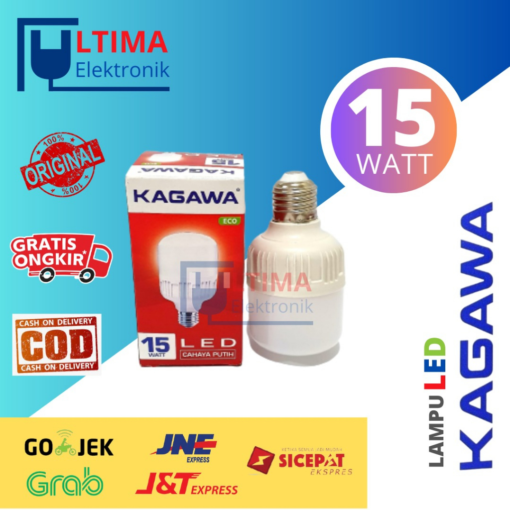 Kagawa Eco Lampu LED Capsule 15 Watt Ekonomis Bukan Panaled