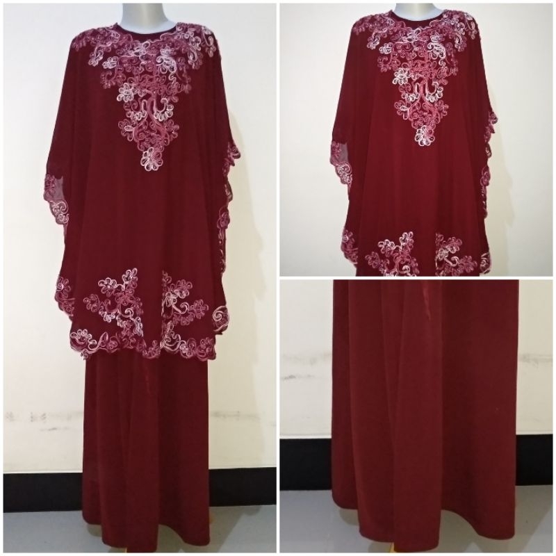 KAFTAN, Gamis, gamis PRELOVED, BORDIR, PESTA