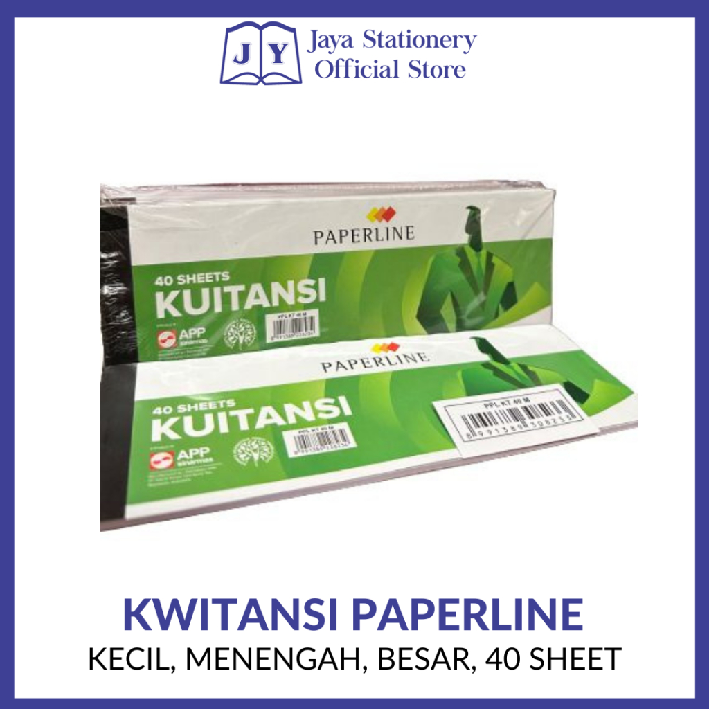 

[BISA COD] Buku kwitansi merk Paperline