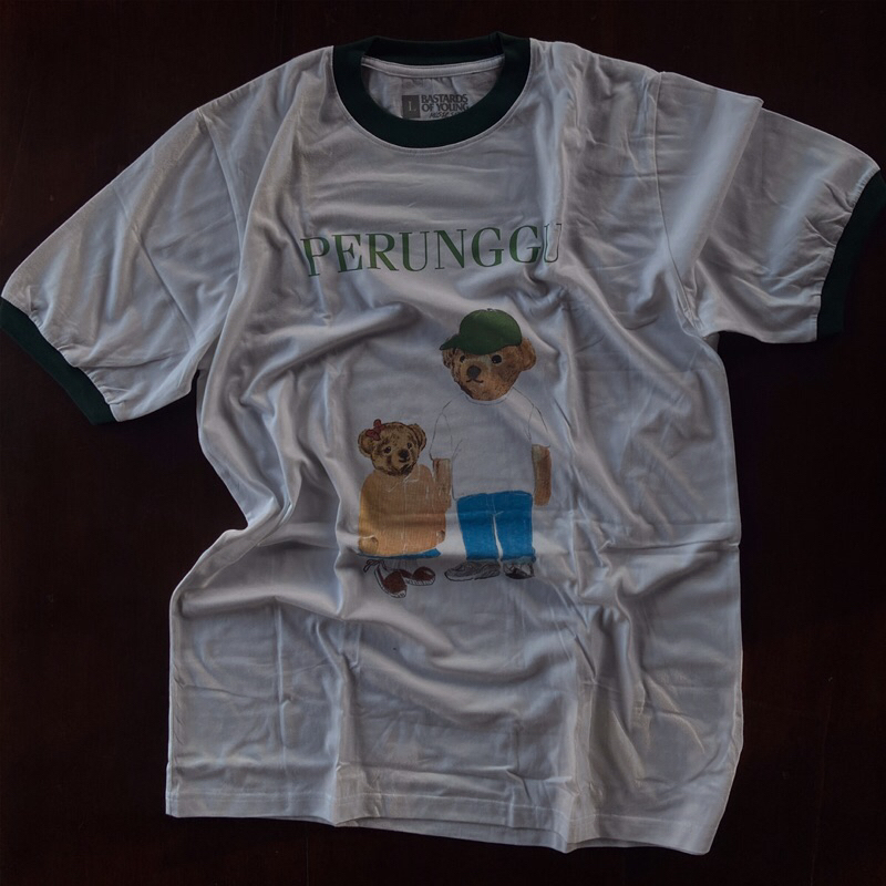 OFFICIAL MERCHANDISE T-SHIRT/KAOS BAND PERUNGGU “PASTIKAN RIUH AKHIRI MALAMMU” COLLABS WITH BASTARDS