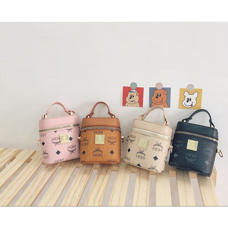 FT14 Tas Selempang Anak kecil Kulit Leher samping Wanita wallet Trendy trendi Kulit multifungsi High quality leather dove Korean P 10 x L 6.5 x  T 12 cm