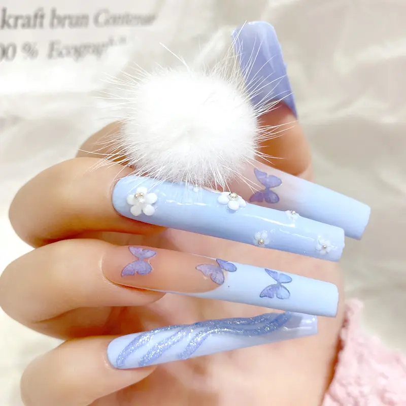 POMPOM LANDAK / ISI 2 PCS / UNTUK NAIL ART/ HAND ART