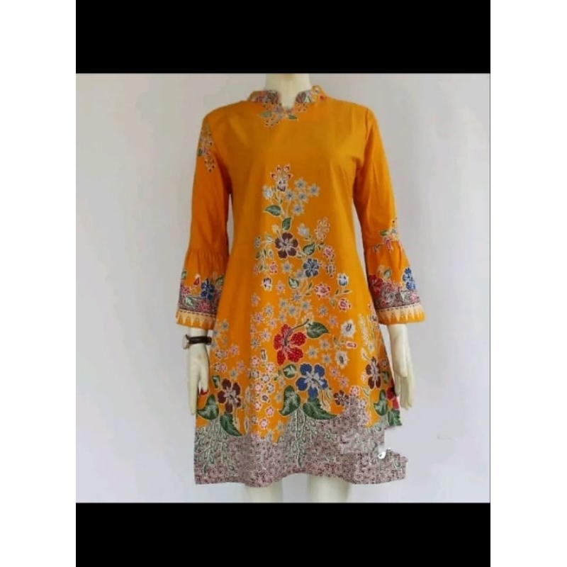TUNIK BATIK MODERN TERBARU//TUNIK BATIK JUMBO LD 120 LD 130