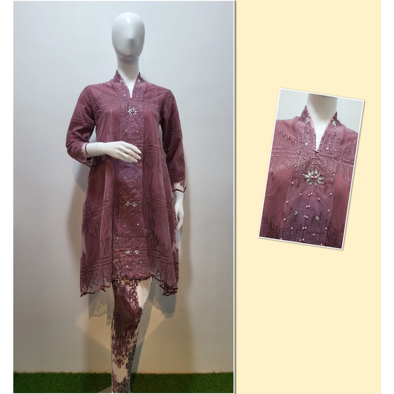 Kebaya Kartini Payet Nongliter Desain Baru