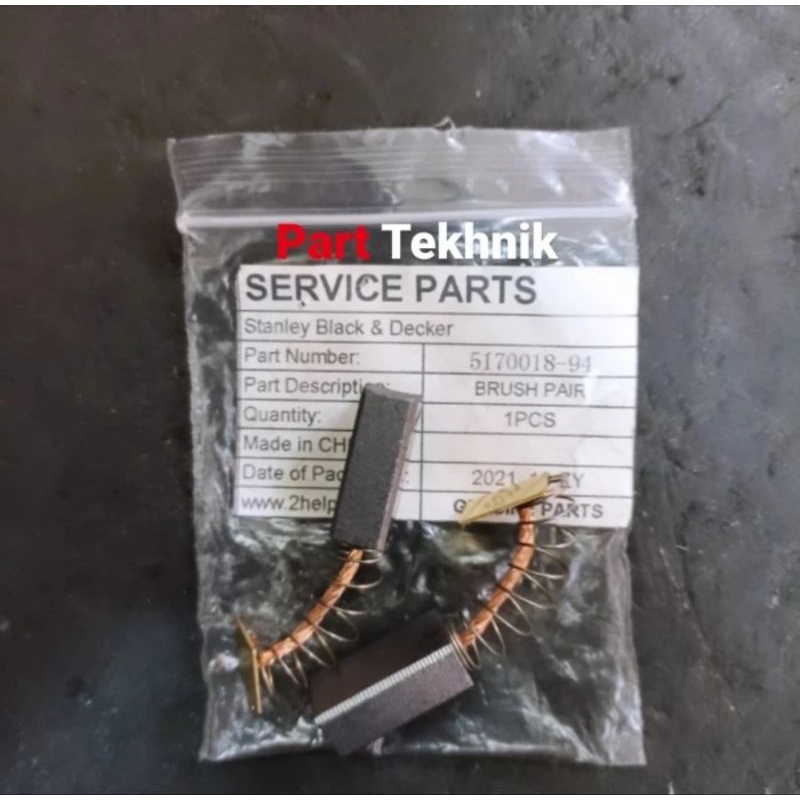 Carbon Brush SDR1400 Stanley Original for MUD Mixer. Carbon brush stanley SDR1400 original