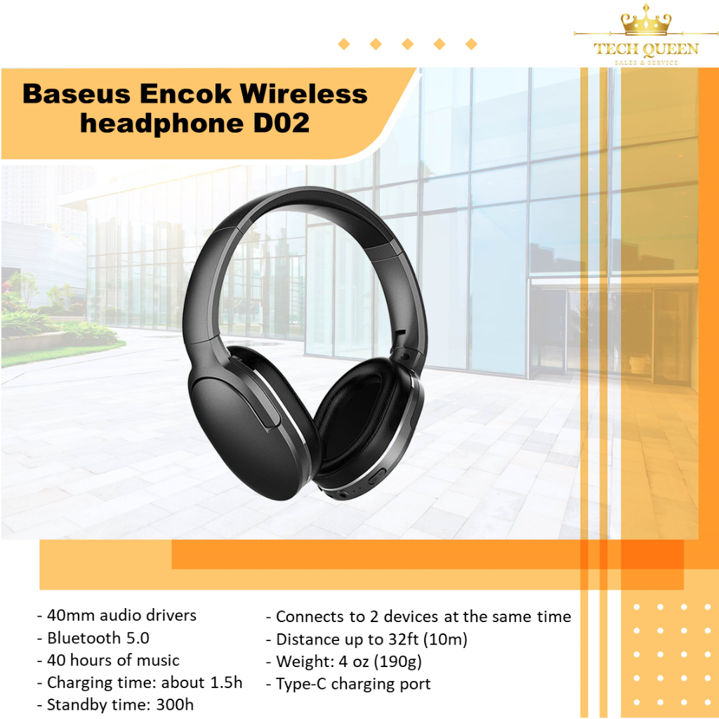 Baseus Encok Wireless headphone D02