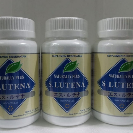 Super lutenna original lutein slutein slutena isi 100 kapsul original