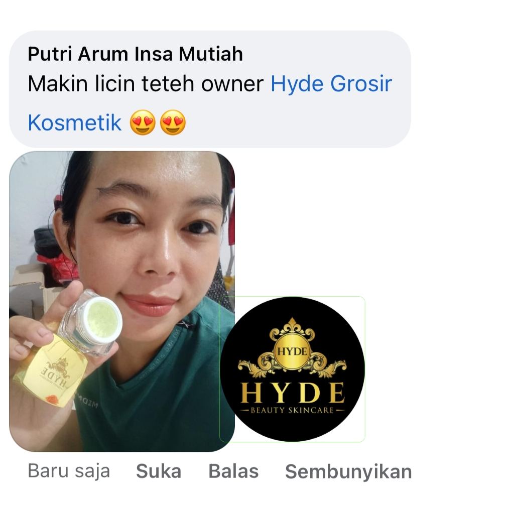 [BPOM] Jelly Extra Pelicin Hyde Semua Jenis Kulit | Jelly Booster Kinclong Moisturizer