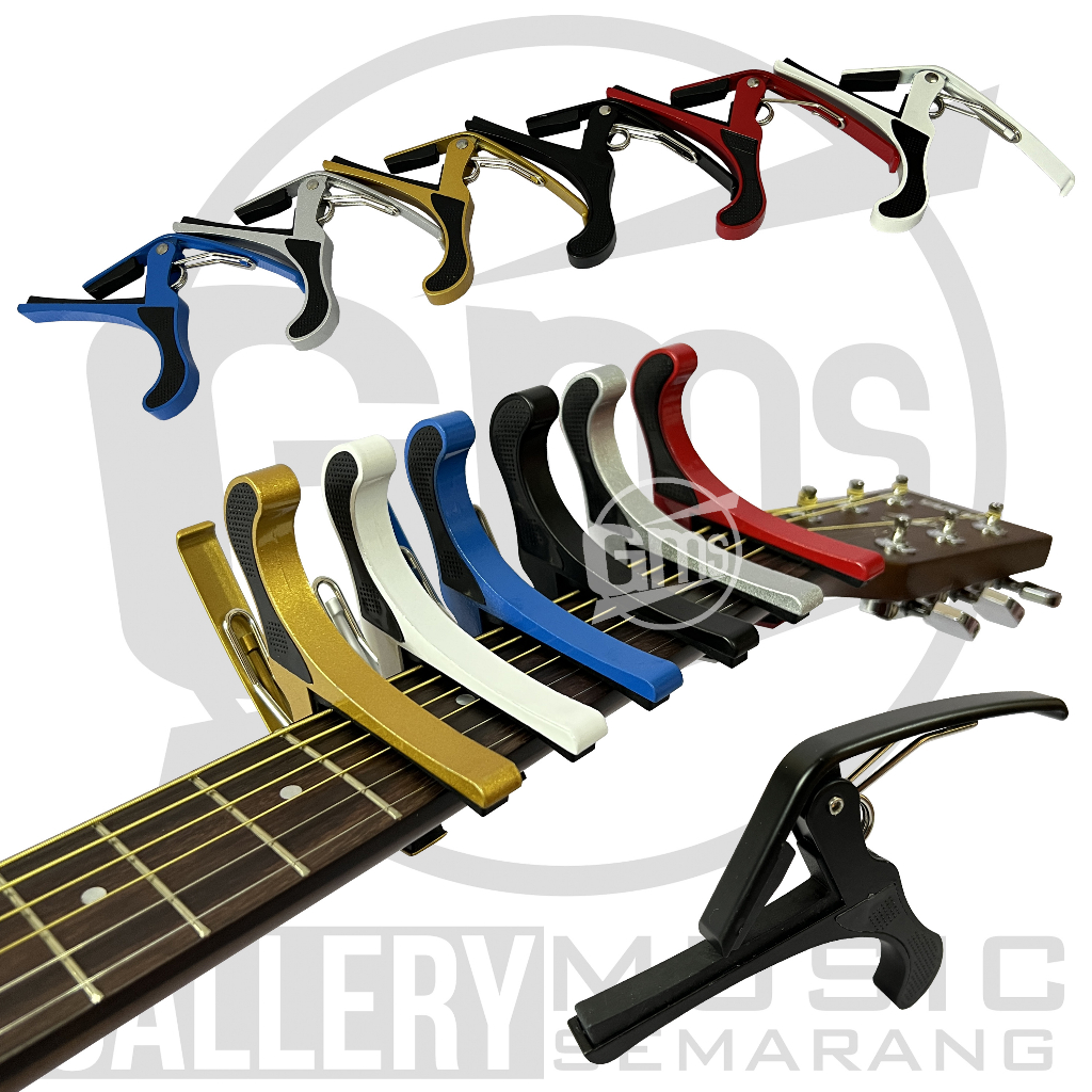 ORIGINAL!!! Capo Gitar Penjepit Senar Gitar Akustik Klasik Elektrik Ukulele Bahan Besi Kapo Gitar Akustik Elektrik
