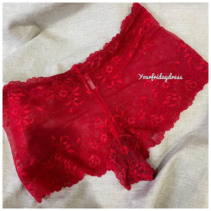 BOXER Victoriaa Secrett lace panty cheeky underwear for women Comfortable hipster panties original s