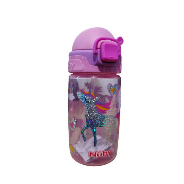 Nuby Flip It Bolt / Botol Minum Anak 18m+ - 415ml (Tersedia varian warna)