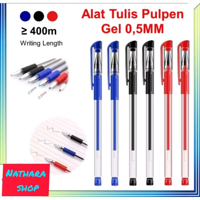 

L44 Pulpen Gel Ink 0.5Mm Alat Tulis Kantor Sekolah Pena Pen Tinta Cair Standart