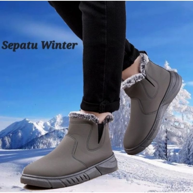 Sepatu Pria Musim Dingin / Winter Snow Boots