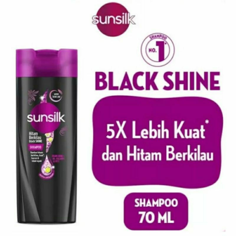 Sunsilk Shampoo Black Shine 70ml