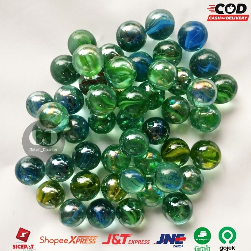 ( 20 pcs ) KELERENG MURAH / GUNDU CAMPUR / GUNDU METALIK / GUNDU BLIMBING