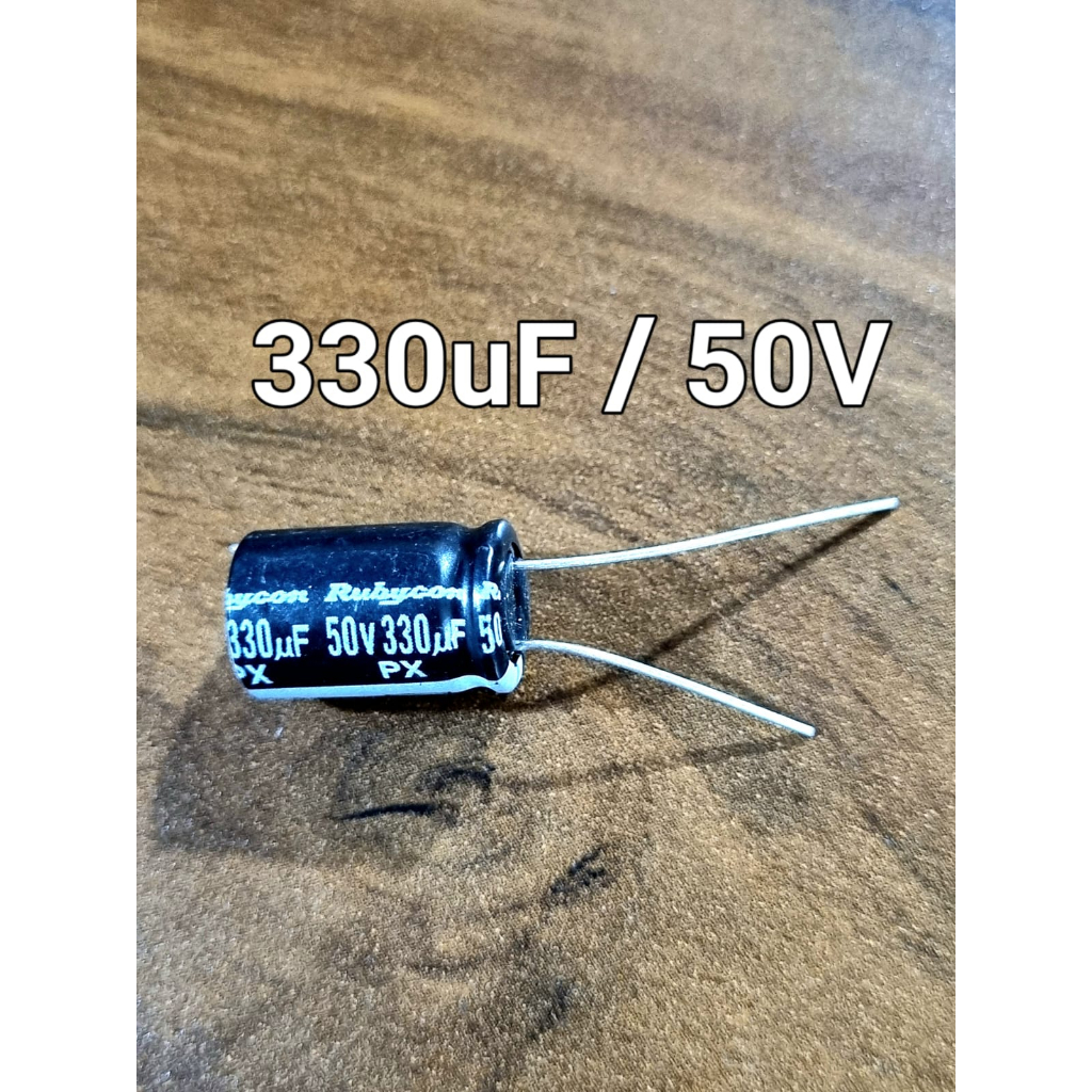 Kapasitor Capacitor ELCO 330uf 50v / 330 uf 50 v / 330uf/50v Elko 330uF 50V
