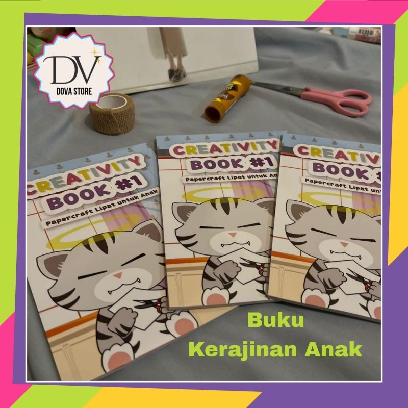 

BUKU ORIGAMI CENTLE.ID VOLUME 1 BUKU KERAJINAN ANAK GAMBAR LUCU