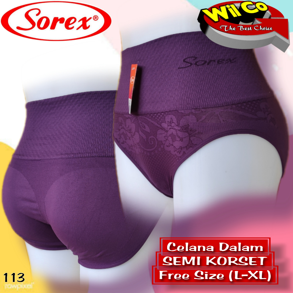 K113 - CELANA KORSET, CD KORSET SOREX FREE SIZE SETARA M - XL