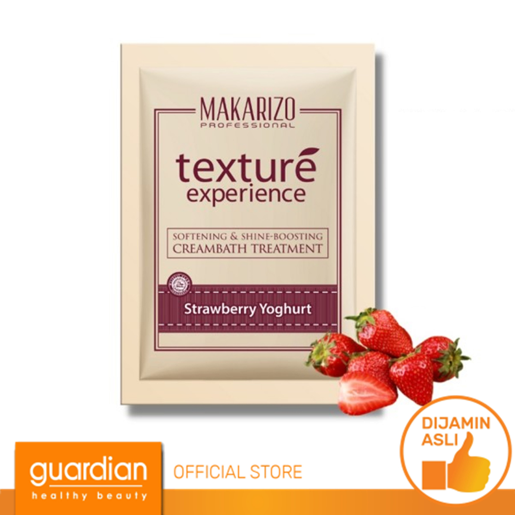 MAKARIZO PROFESSIONAL Texture Experience Creambath Strawberry Yoghurt Sachet 60ml