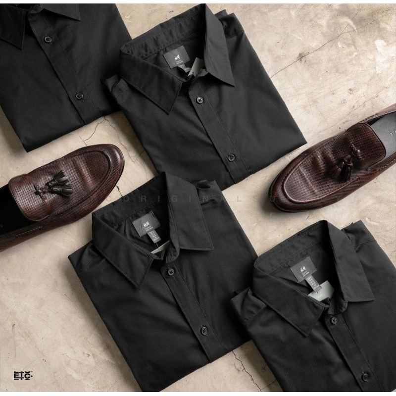 H&M Mens Longsleeve Slimfit