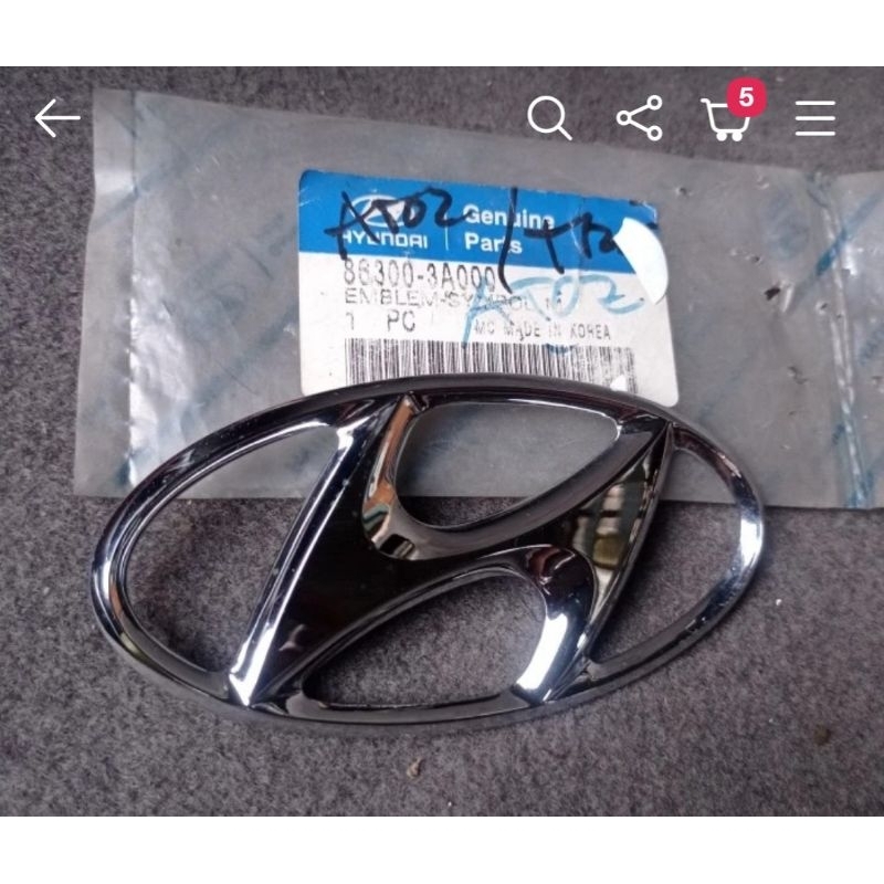 Emblem hyundai trajet, matrix, getz