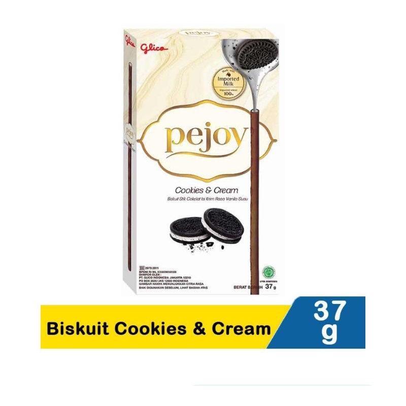 Glico Biscuit pejoy cookies &amp; Cream 37g