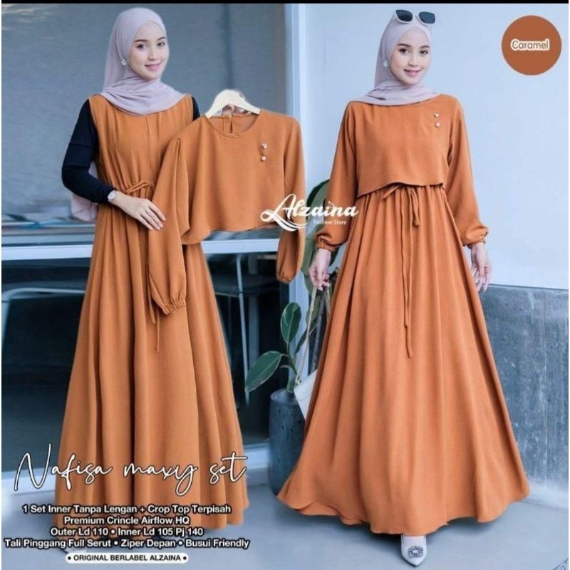 NAFISA DRESS OUTER CRINKLE AIRFLOW