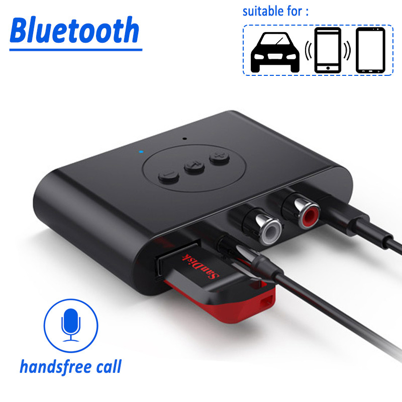 Audio Bluetooth 5.2 Receiver Adapter 3.5mm - BLS-B21 - Black