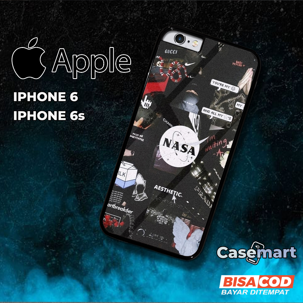 Case Iphone 6 Iphone 6S [NASA] Casing Iphone 6 Iphone 6S CASEMART Case Hp IPHONE Custom Case Foto Ke