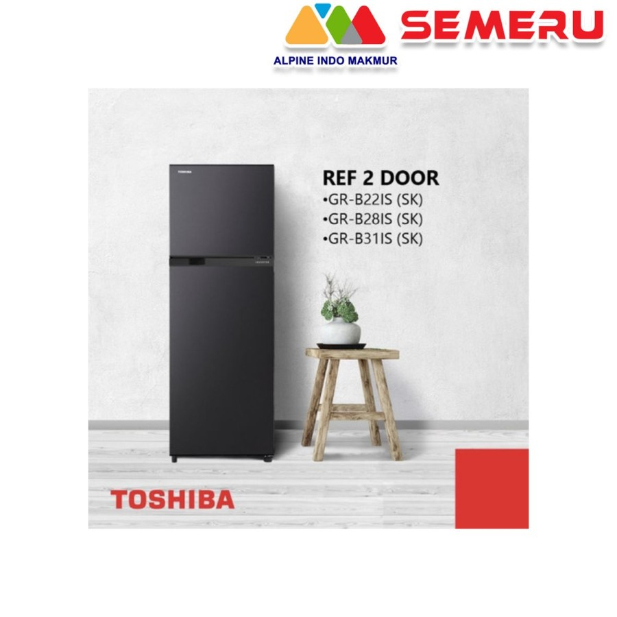 TOSHIBA KULKAS INVERTER 2 PINTU