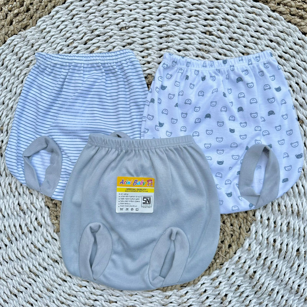 3 PCS Baju Lengan Kutung+Celana Pop Bayi Bayi Atasan Bayi Baju Newborn Baju Bayi Baru Lahir Gift Bayi Hadiah Lahiran Bayi