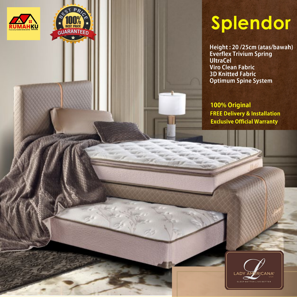 KASUR ANAK LADY AMERICANA - KASUR SORONG - KASUR 3 IN 1 SPLENDOR LADY AMERICANA