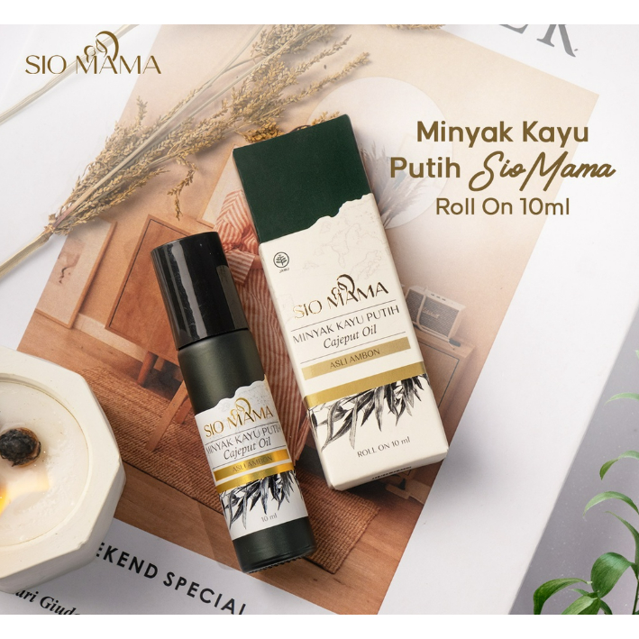 Siomama 10 ml Roll On - Minyak Kayu Putih Premium SIO MAMA Asli Ambon