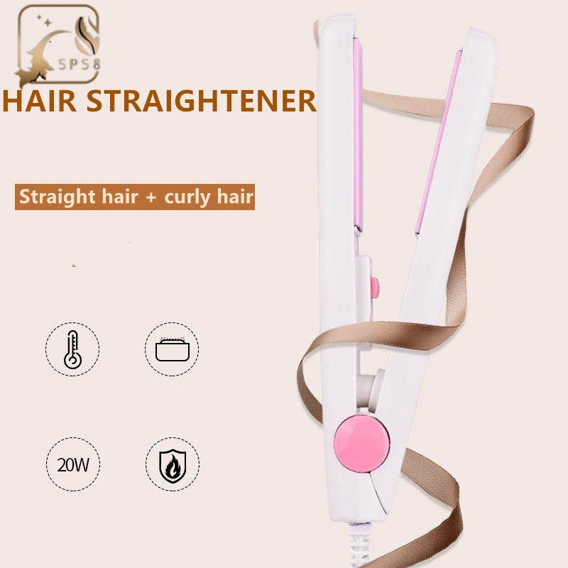 MAANGE Catokan MINI Alat Premium Catok Rambut Mini 2 in 1 Set Lurus dan Keriting Make Time Karakter Animal 1304