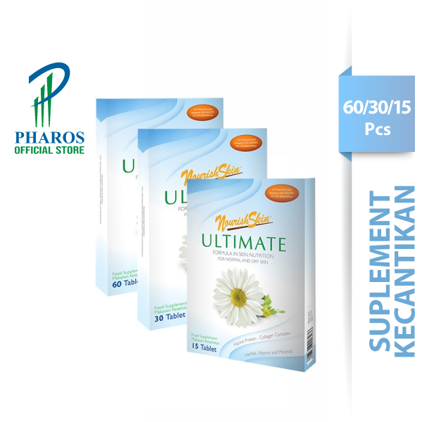 Nourish Skin Ultimate 60/30/15 Tablet / Nourish Skin Ultimate New Formula/ New Formula / Suplemen Kecantikan