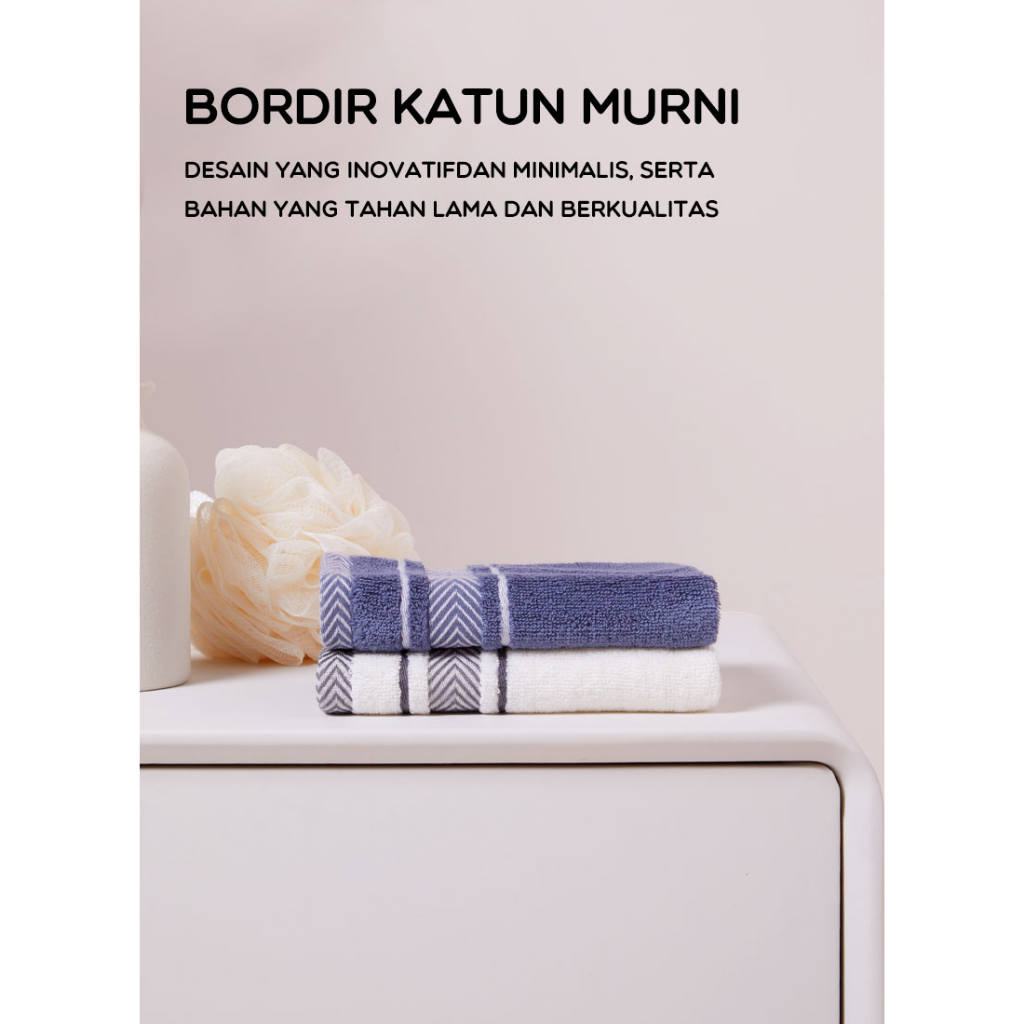 Samono Handuk Katun Mandi Keramas Microfiber Daya Serap Tinggi BBS905