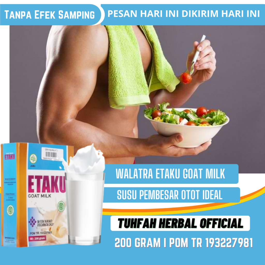 Obat Suplemen Vitamin Pembentuk Otot, Suplemen Penambah Massa Otot, Susu Pembesar Otot Ideal, Pemben