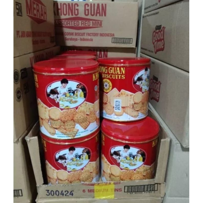 Khong Guan Biscuits Kaleng 650 Gr ( Free Bubble/Kardus)