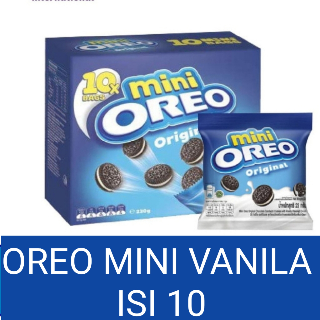 

OREO MINI VANILA POUCH 10 ( HARGA PER BOX )