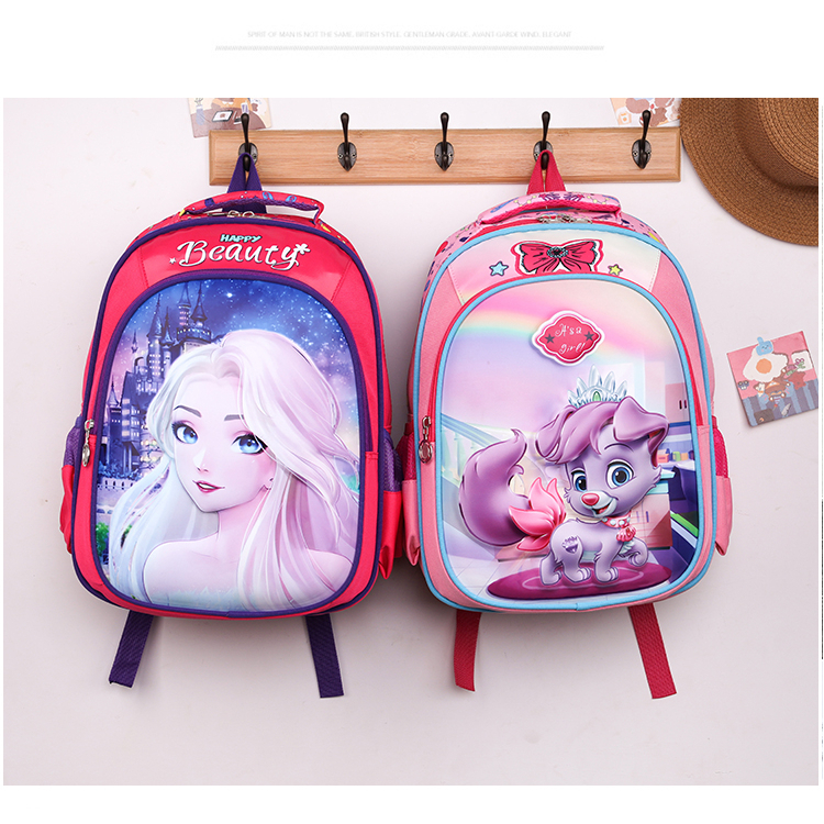 [MONA] Tas Ransel Anak Sekolah Motif Karakter Timbul 6D Cocok Buat TK dan SD Kualitas Import Premium -M0236