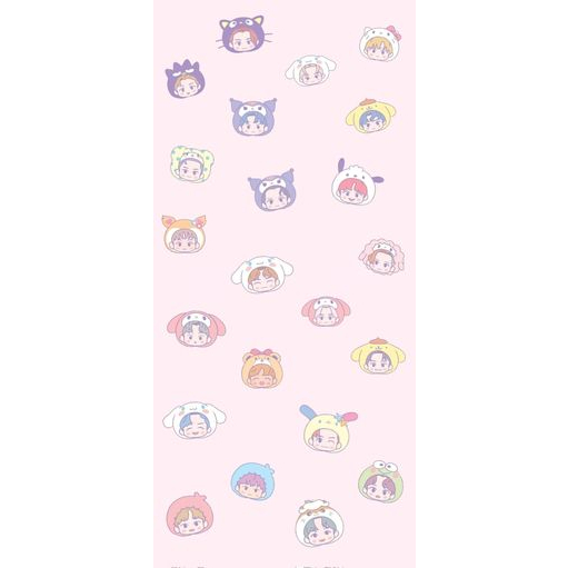 nct x sanrio crochet keychain