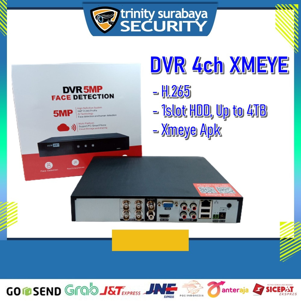 DVR 4ch XMEYE 5mp