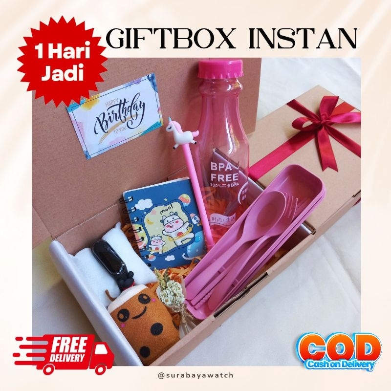 (PAKET J) Giftbox Anak SD SMP SMA Cewek Cowok | Hampers Anak SMP | Kado Anak | Set Kado Anak Murah