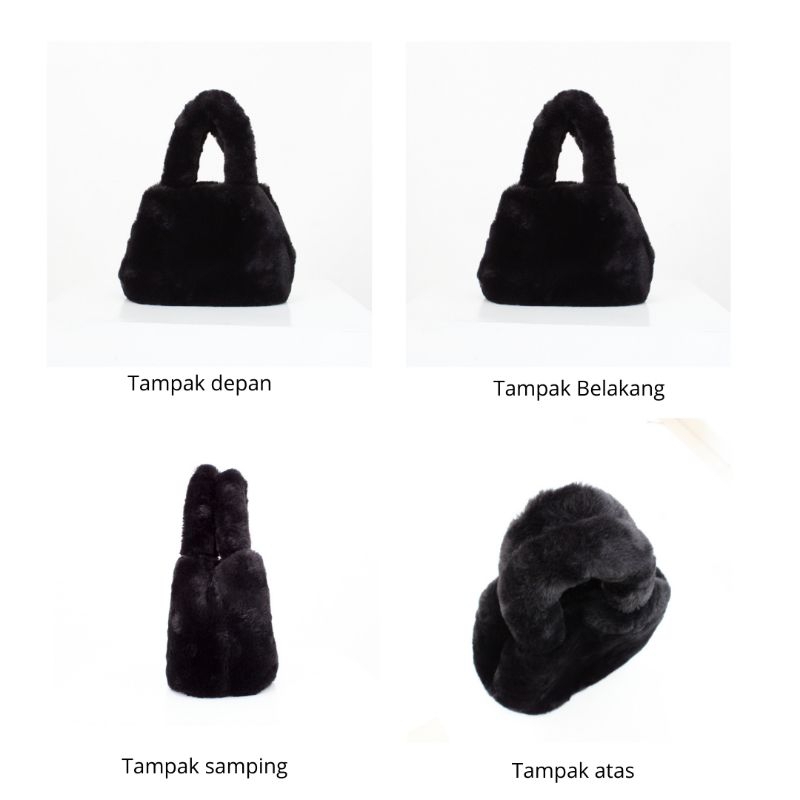 SELUSA CYLA FUR BAG | Tas Bulu Tas Bahu Tas Selempang Wanita Terbaru