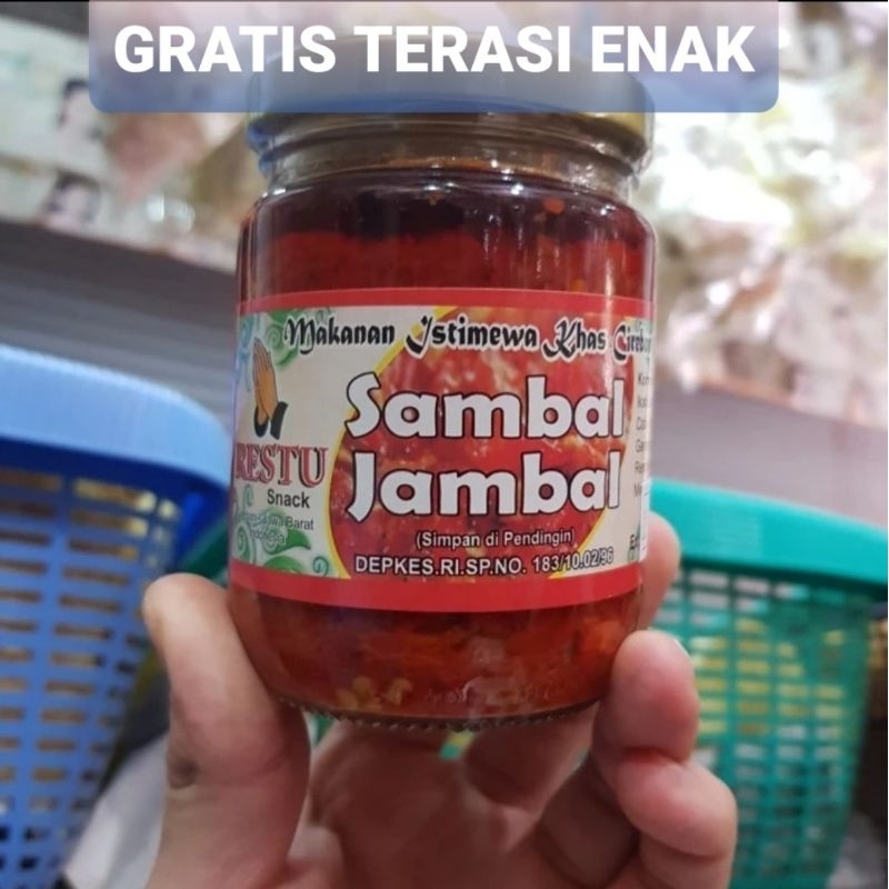 

Sambal Ikan Asin Jambal Roti 300gram GRATIS terasi ENAK khas cirebon